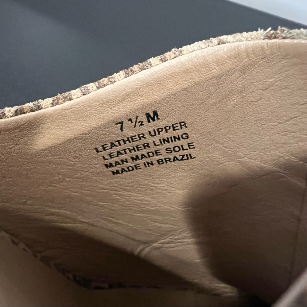 ABLE Rojas Mules Leopard Print Size 7 1/2 - Picture 6 of 8